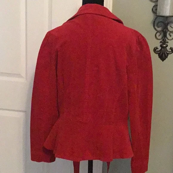 Red Corduroy Jacket - Picture 5 of 6